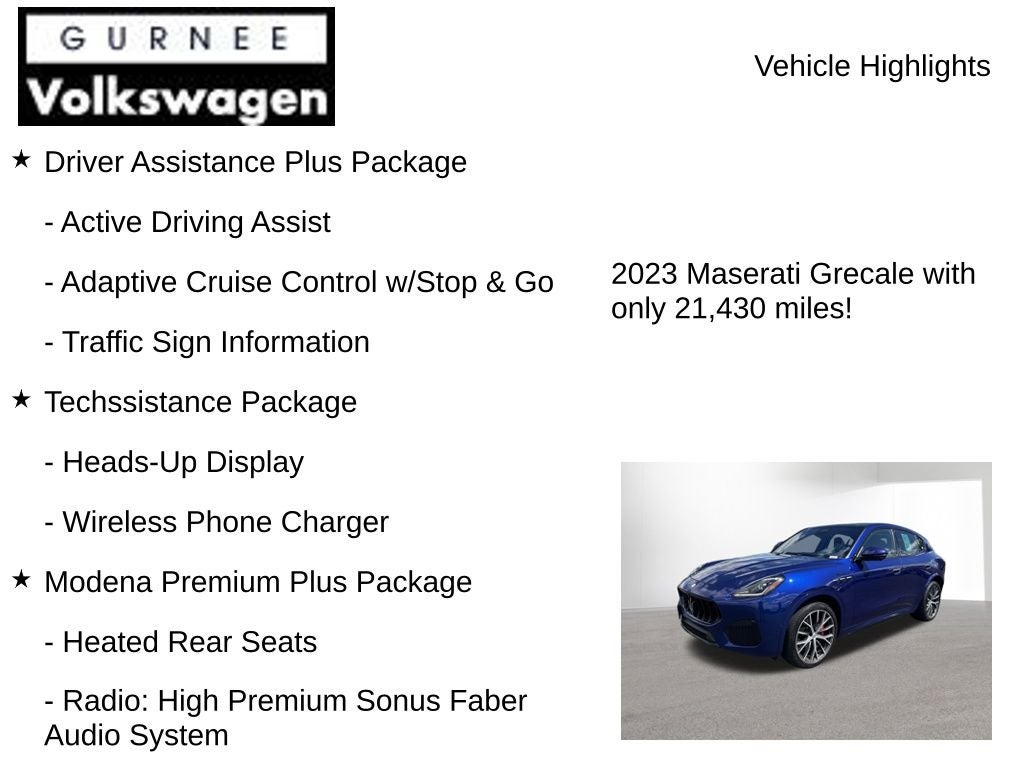 2023 Maserati Grecale Modena