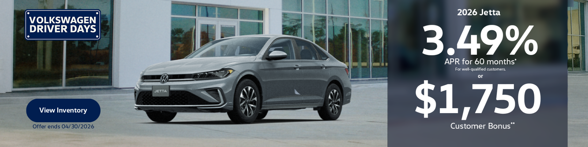 April Jetta Offer