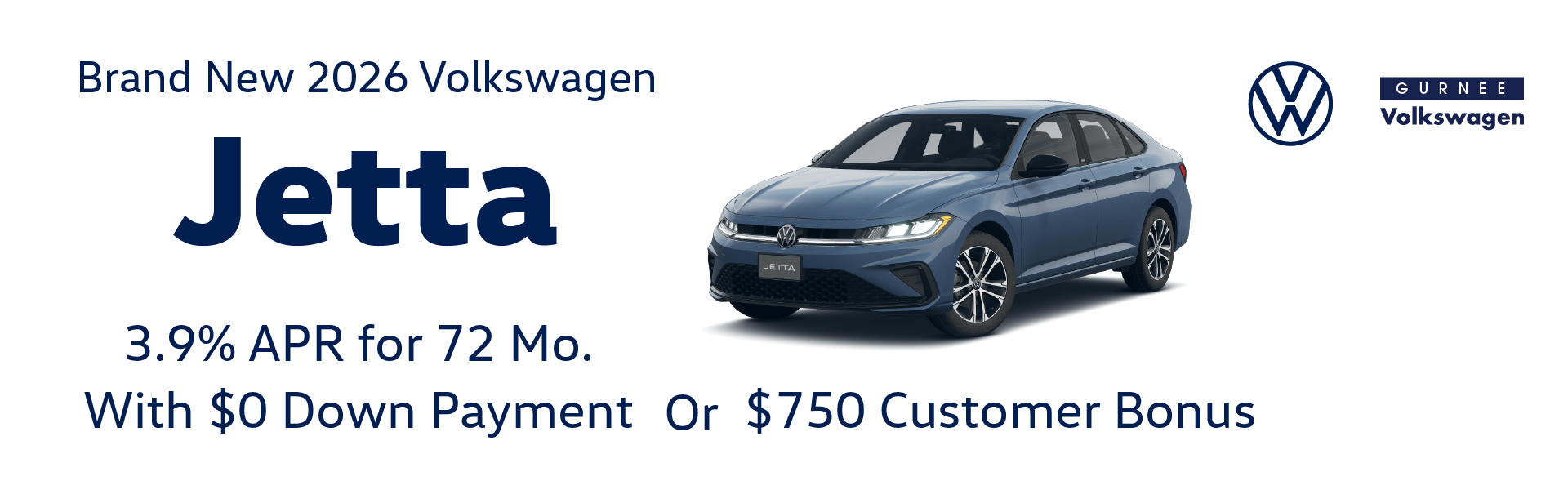 Brand New 2026 Volkswagen JETTA