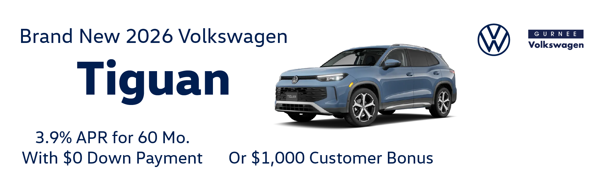 Brand New 2026 Volkswagen TIGUAN