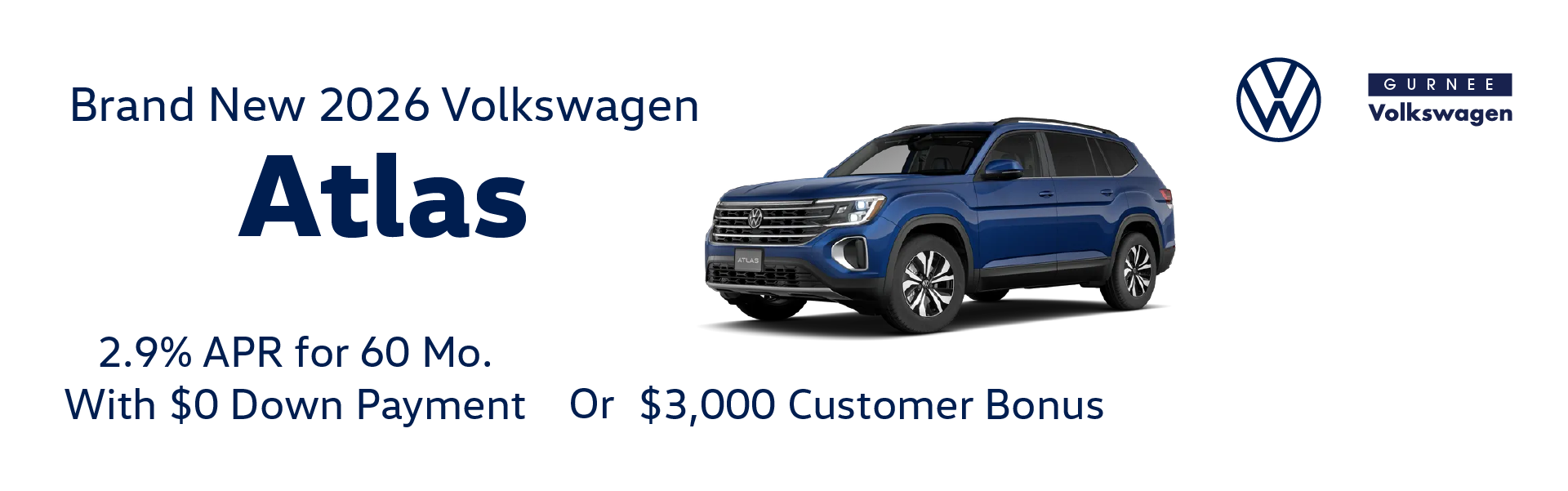 Brand New 2026 Volkswagen ATLAS