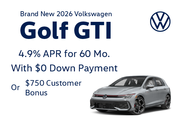 Brand New 2026 Volkswagen GOLF GTI