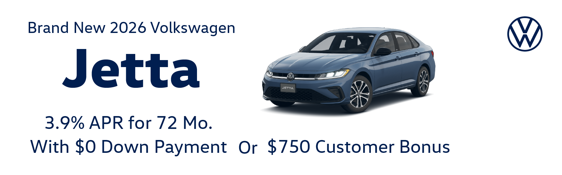 Brand New 2026 Volkswagen JETTA