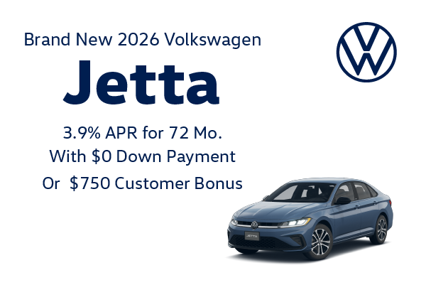 Brand New 2026 Volkswagen JETTA