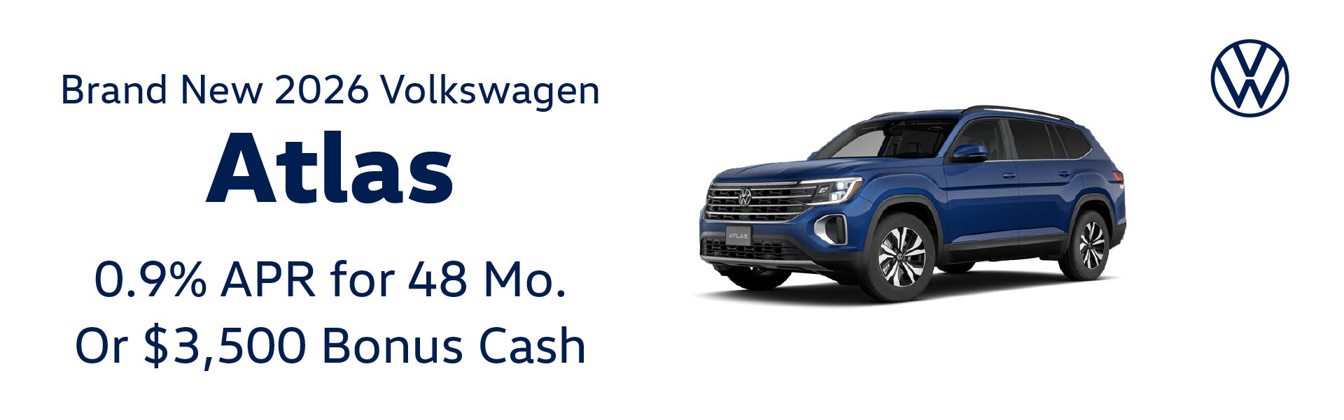 Brand New 2026 Volkswagen ATLAS
