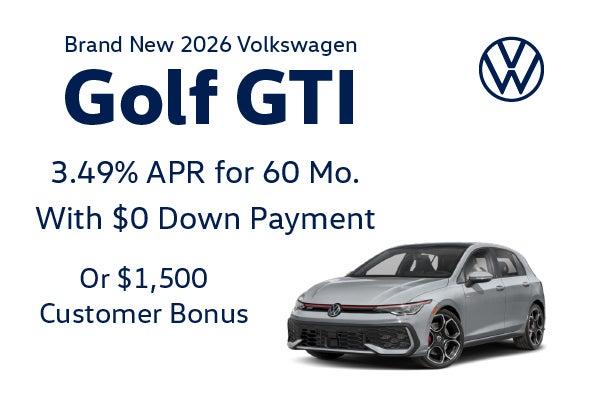 Brand New 2026 Volkswagen Golf GTI