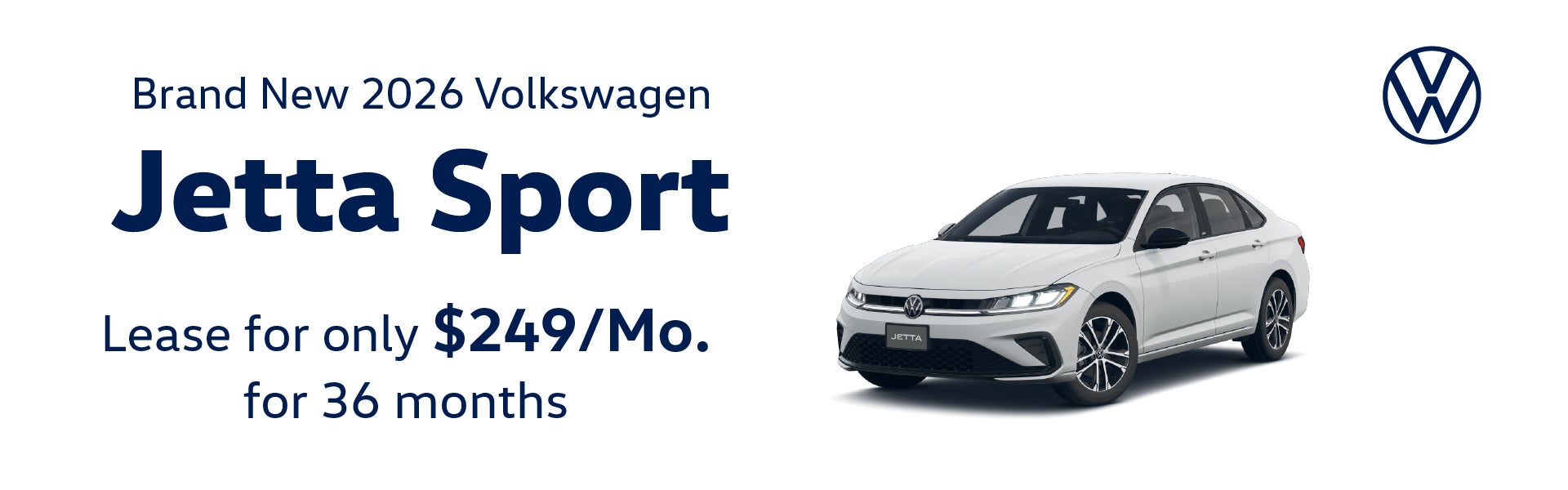 Brand New 2026 Jetta Sport