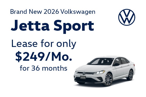 Brand New 2026 Jetta Sport