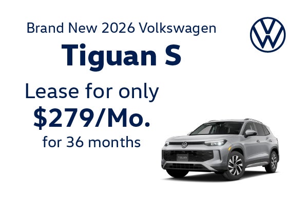 Brand New 2026 Volkswagen Tiguan S