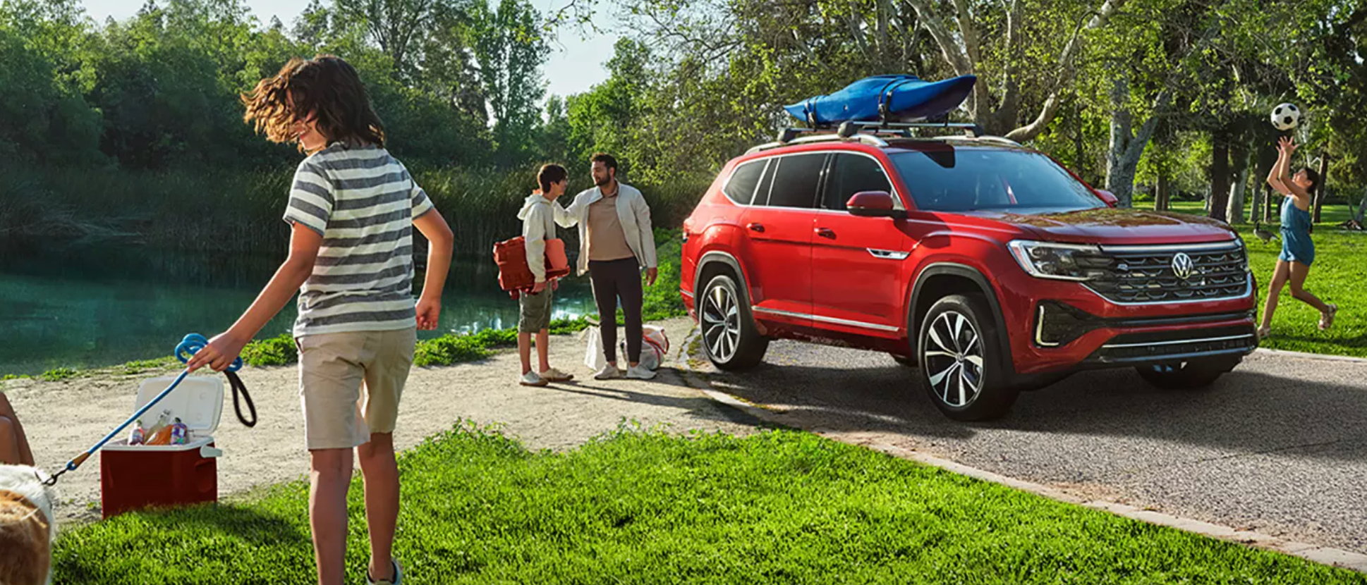 2025 VW Atlas in a park