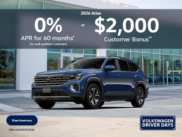 Brand New 2026 Volkswagen
ATLAS