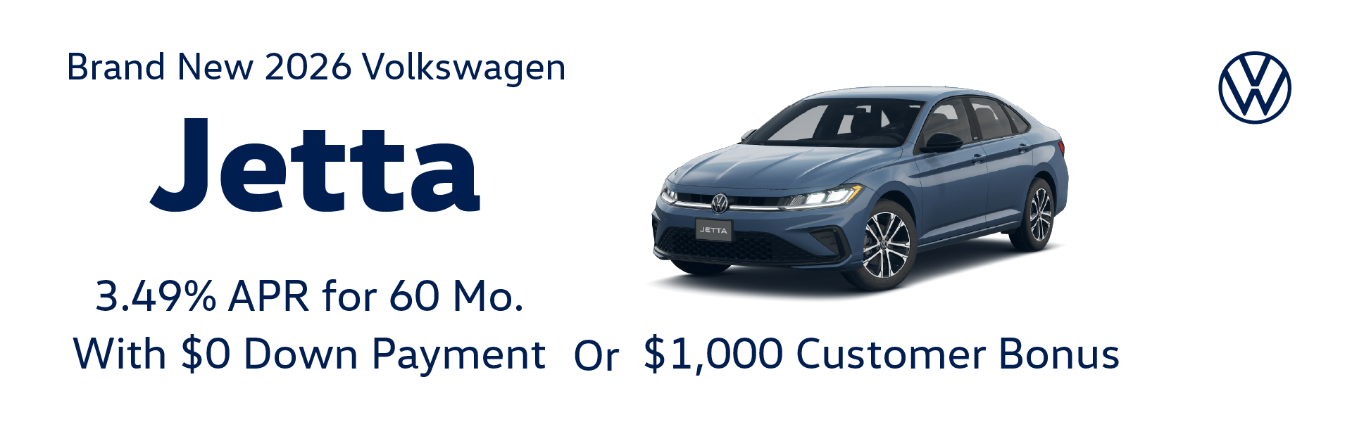 Brand New 2026 Volkswagen JETTA