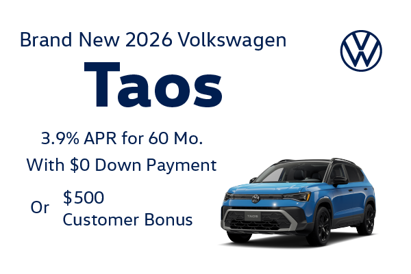 Brand New 2026 Volkswagen TAOS