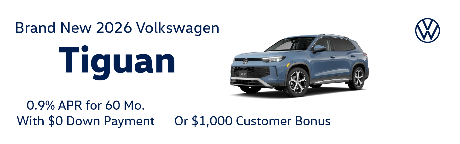 Brand New 2026 Volkswagen TIGUAN