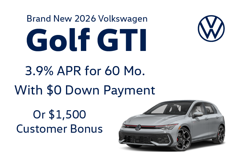 Brand New 2026 Volkswagen Golf GTI