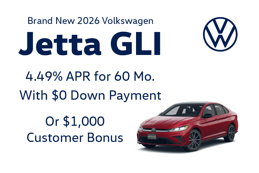 Brand New 2026 Volkswagen JETTA GLI