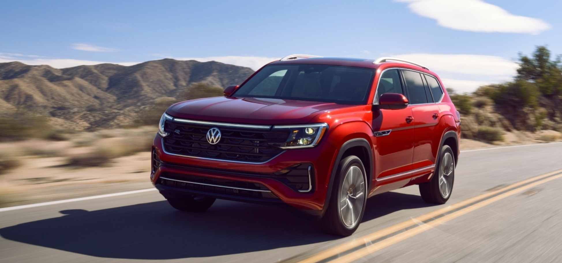 New Red VW Atlas