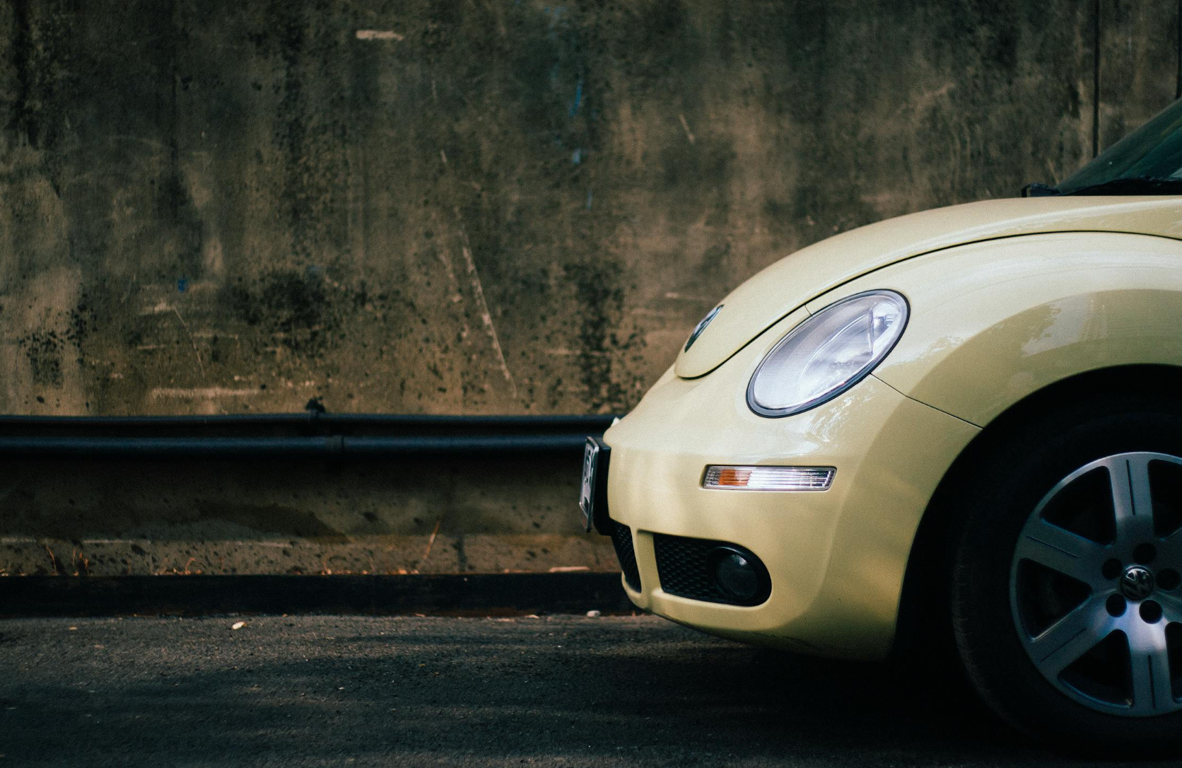 Profile of a Volkswagen Beetle