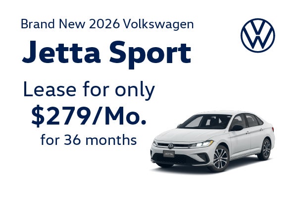 Brand New 2026 Jetta Sport