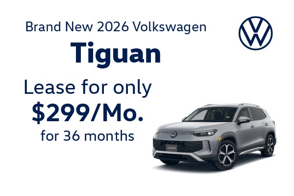 Brand New 2026 Volkswagen Tiguan
