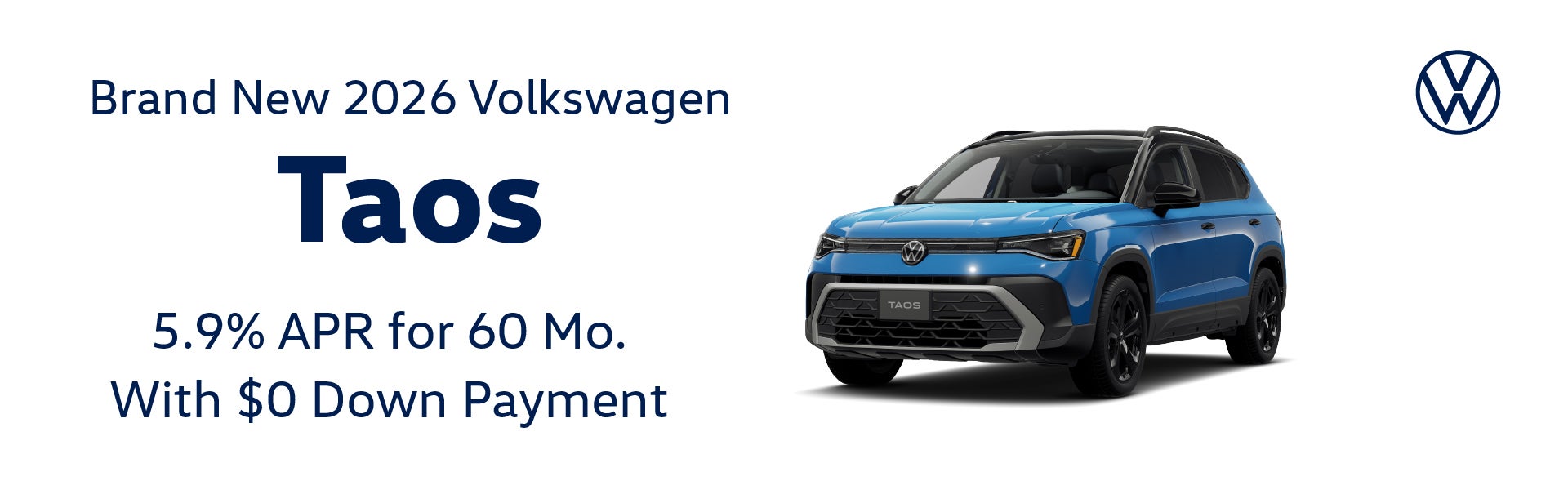 Brand New 2026 Volkswagen TAOS